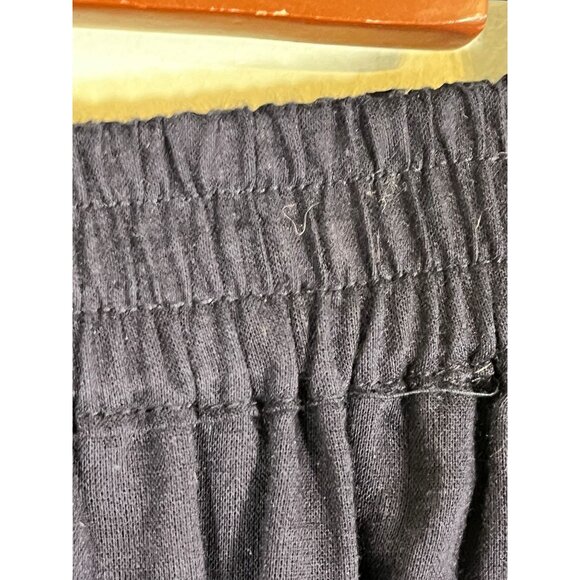 Retro Floral Eyelet Skirt Blue L Tiered Lace Boho Western Indie Folk Classic 80s - Picture 5 of 10